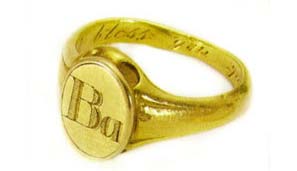 Hand Engraved Signet Ring