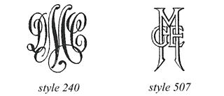 monogram styles